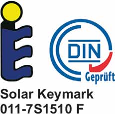 SolarKeymark EURO L42 HTF